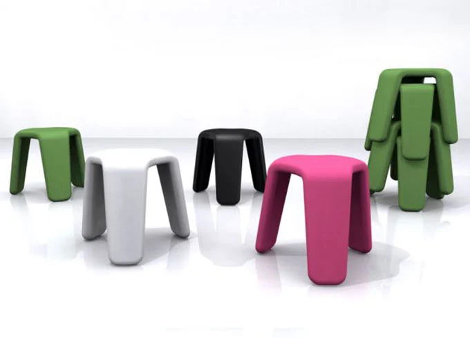 plastic stacking stools