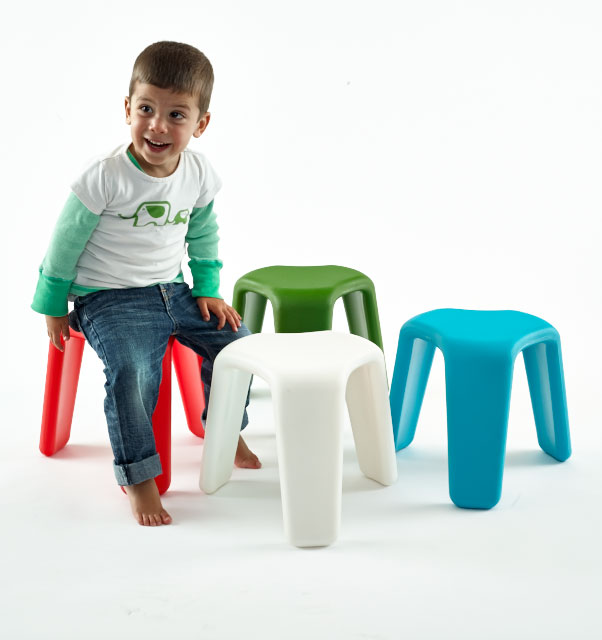 plastic stacking stool